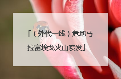 （外代一线）危地马拉富埃戈火山喷发