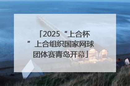 2025“上合杯”上合组织国家网球团体赛青岛开幕