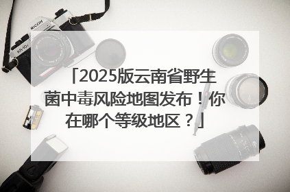 2025版云南省野生菌中毒风险地图发布！你在哪个等级地区？