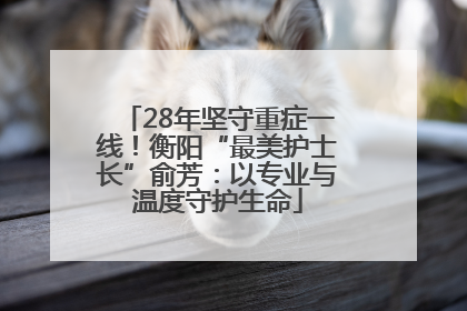 28年坚守重症一线！衡阳“最美护士长”俞芳：以专业与温度守护生命