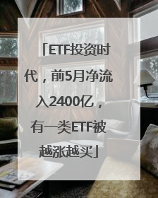 ETF投资时代，前5月净流入2400亿，有一类ETF被越涨越买
